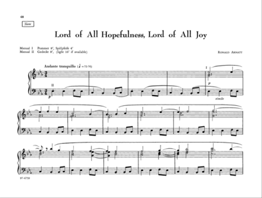 The Parish Organist, Part 12 (Familiar Hymn Tunes) Organ scores gallery preview page 22