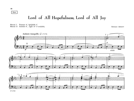 The Parish Organist, Part 12 (Familiar Hymn Tunes)