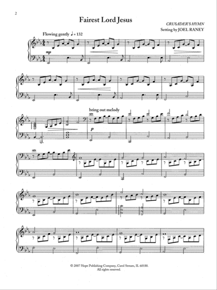 Meditations for Quiet Worship Piano Solo scores gallery preview page 2