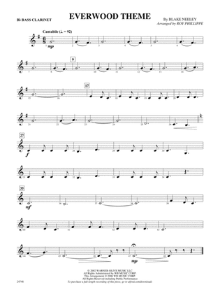 Everwood Theme: B-flat Bass Clarinet