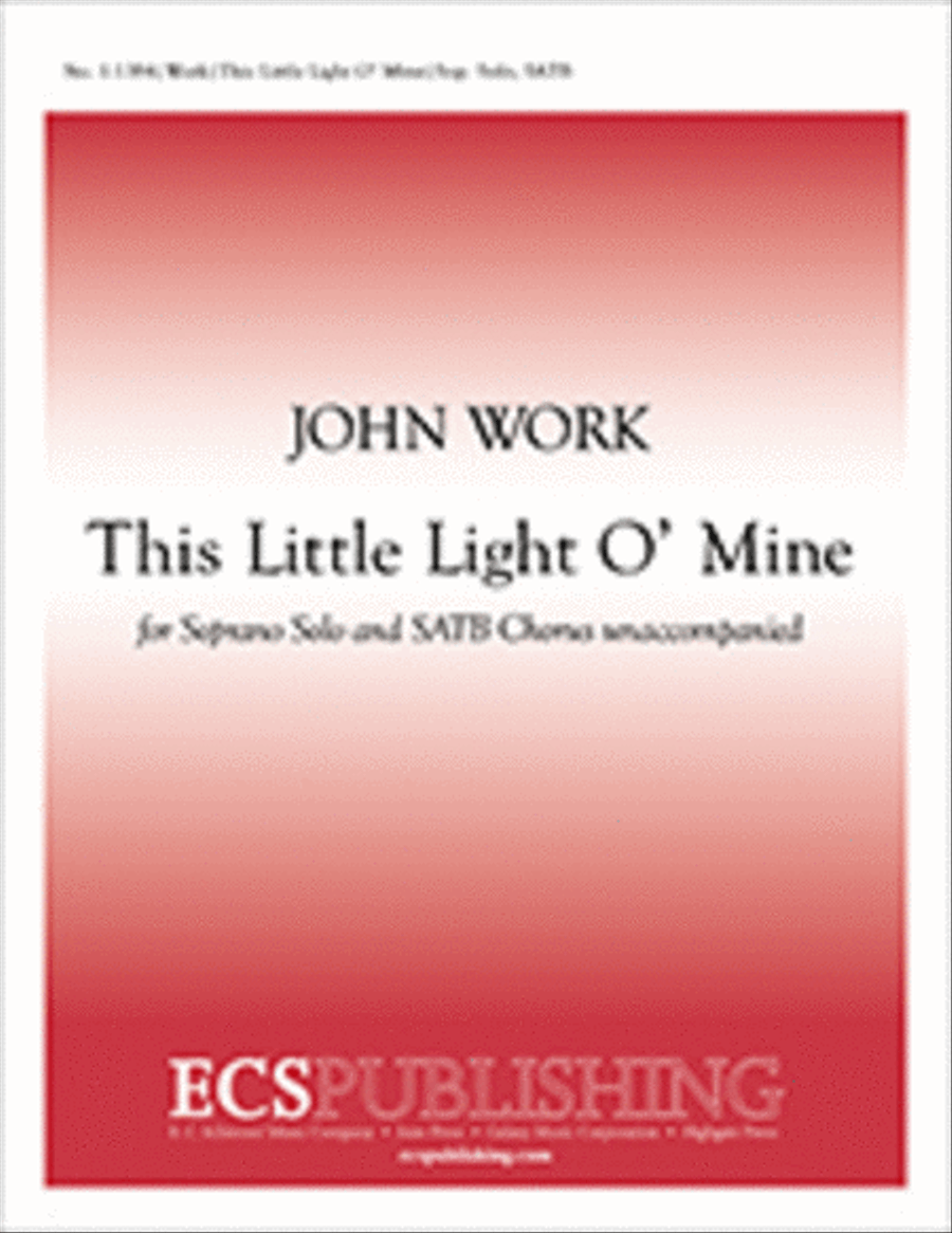 This Little Light O' Mine 4-Part scores gallery preview page 1