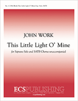 Book cover for This Little Light O' Mine