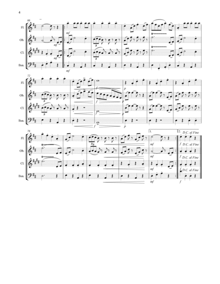 Radetzky March (for Woodwind Quartet) image number null