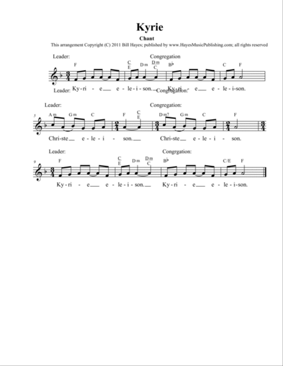 Chant Mass (Book) Chant Mass (Book) Voice scores gallery preview page 3