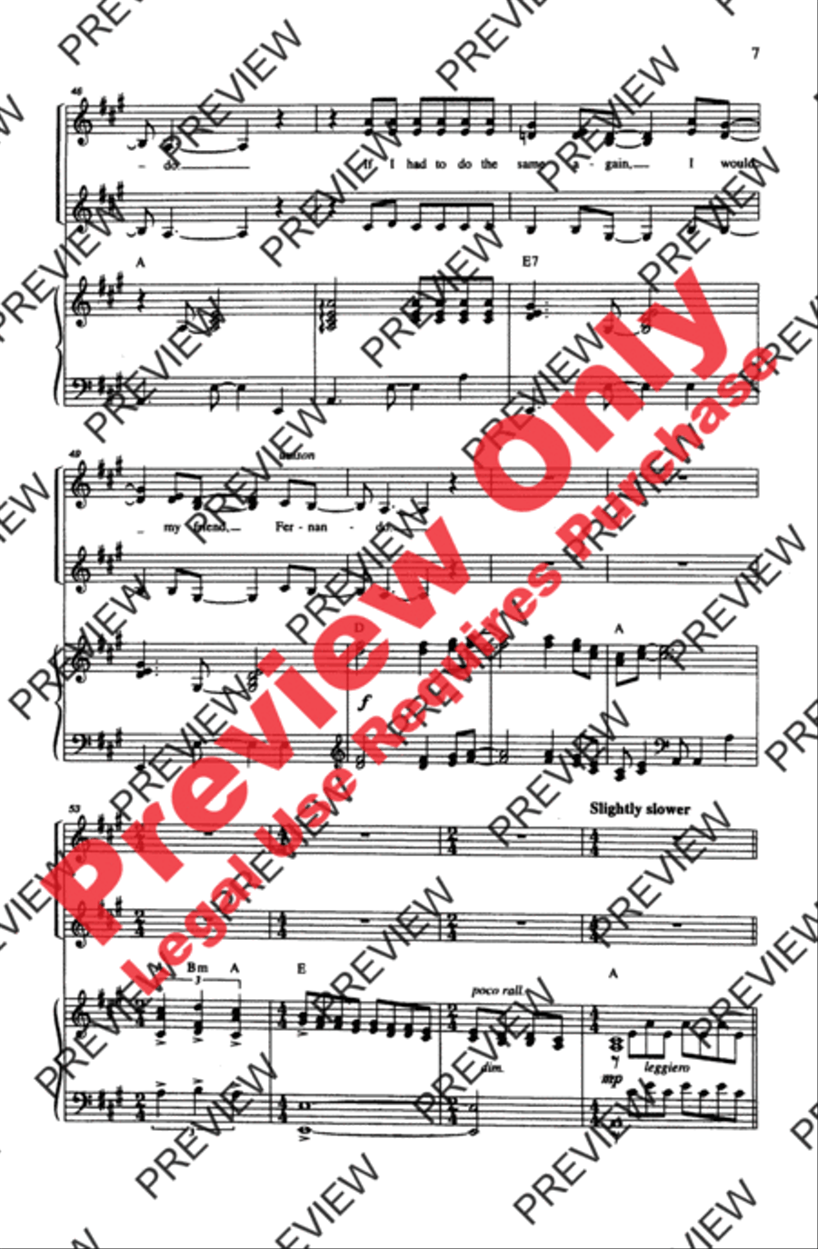 ABBA Forever! ABBA Forever! Women's Choir scores gallery preview page 7