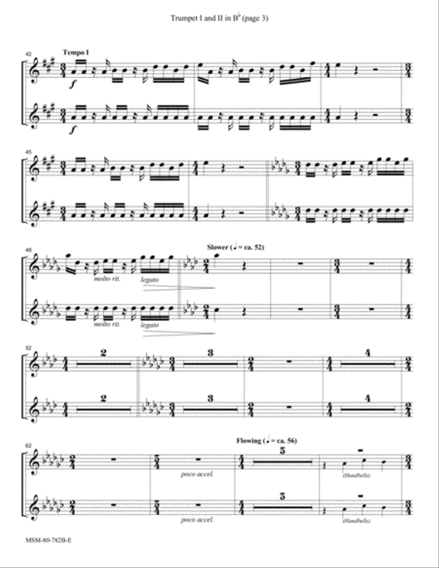 Te Deum Choir scores gallery preview page 3