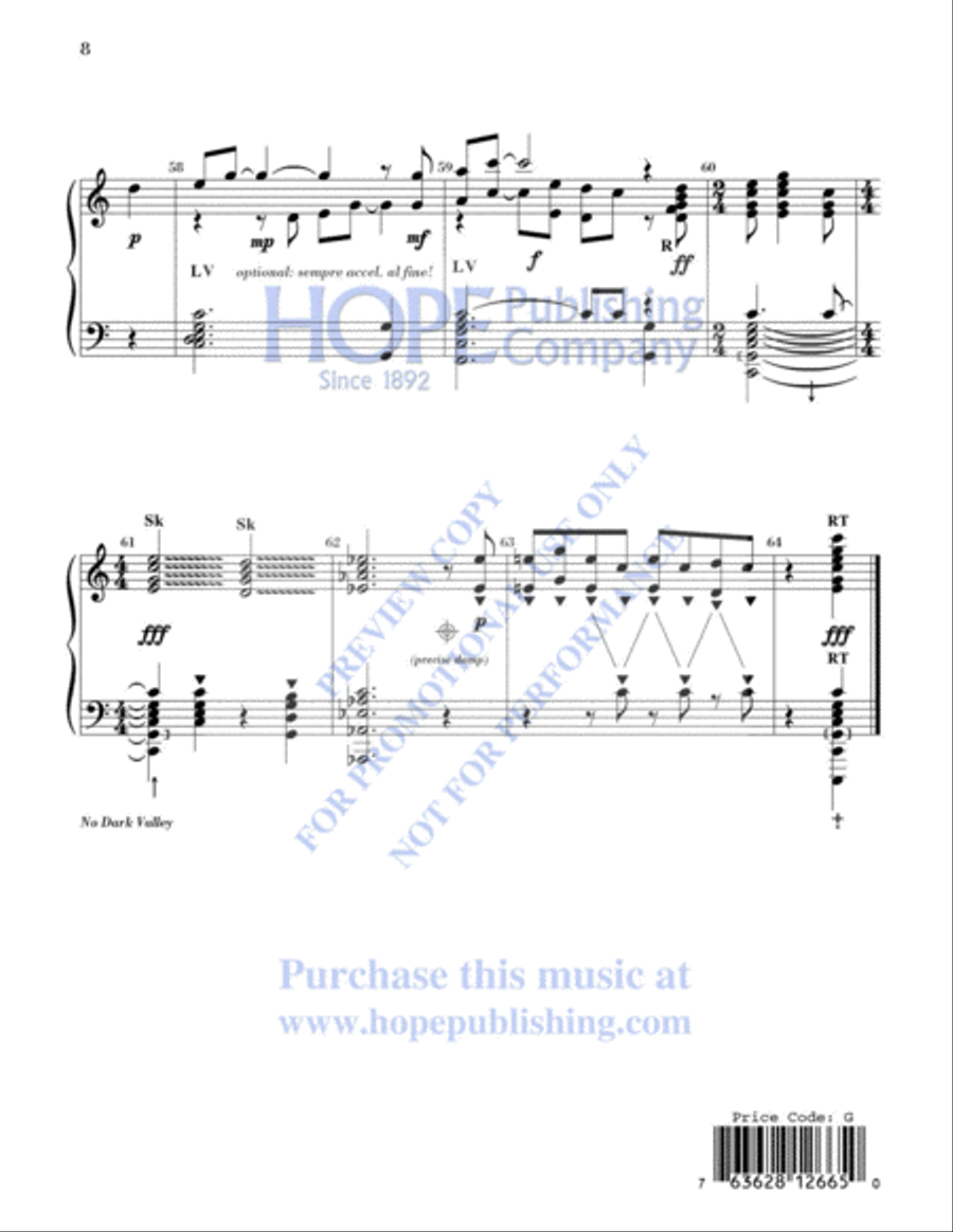 No Dark Valley 5-Octaves scores gallery preview page 9