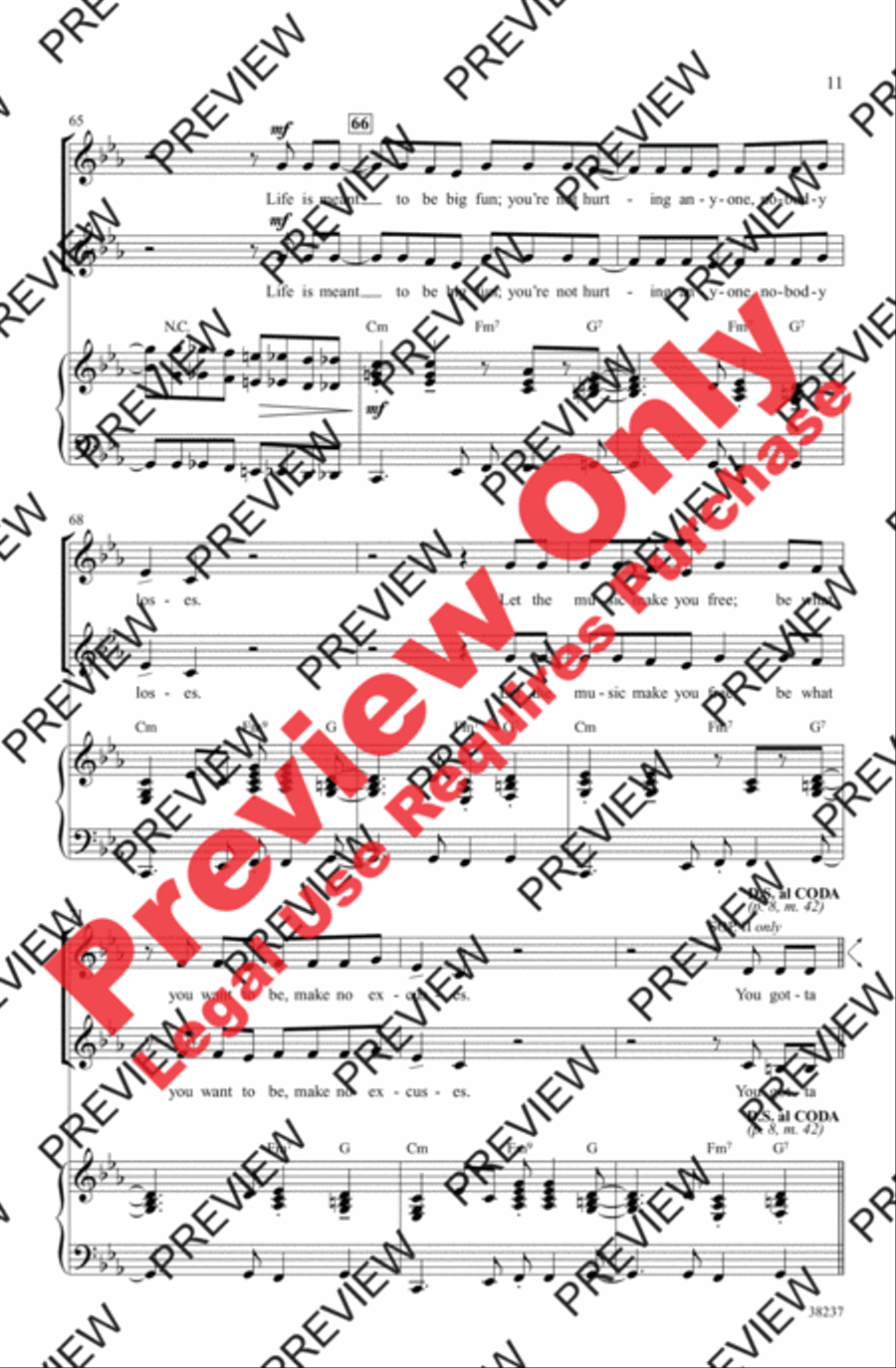 Let's Get Loud Women's Choir scores gallery preview page 11