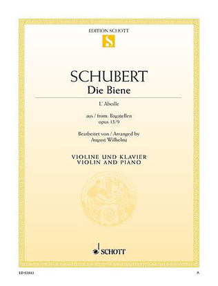 Book cover for Die Biene, Op. 13, No. 9