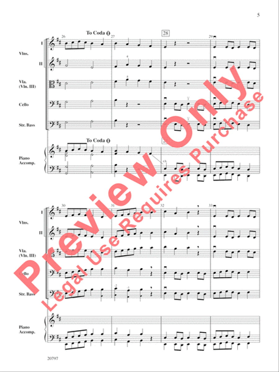 Dragonhunter String Orchestra scores gallery preview page 14