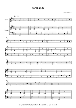 Sarabande - George Frideric Handel (Flute + Piano)