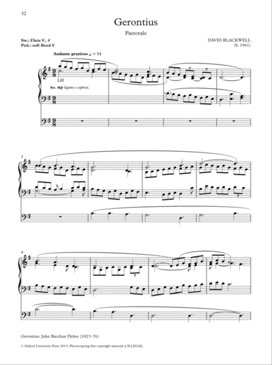 Oxford Hymn Settings for Organists: Lent and Passiontide Organ Solo scores gallery preview page 2