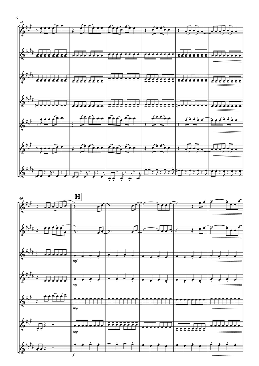 Firework Woodwind Ensemble scores gallery preview page 6
