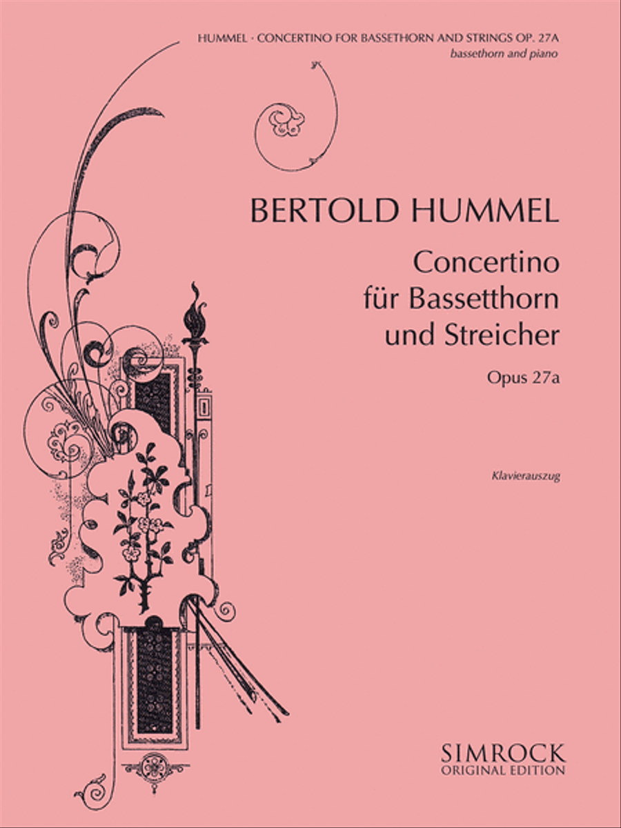 Concertino Op. 27a Piano scores gallery preview page 1