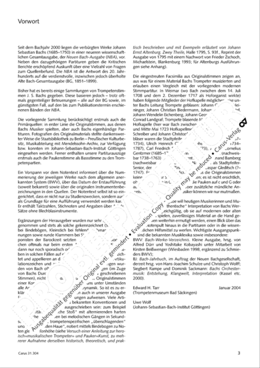Bach for Brass 4: Works for orchestra Collection / Songbook scores gallery preview page 4