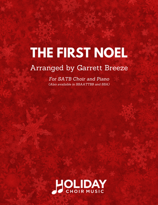 Book cover for The First Noel (SATB)