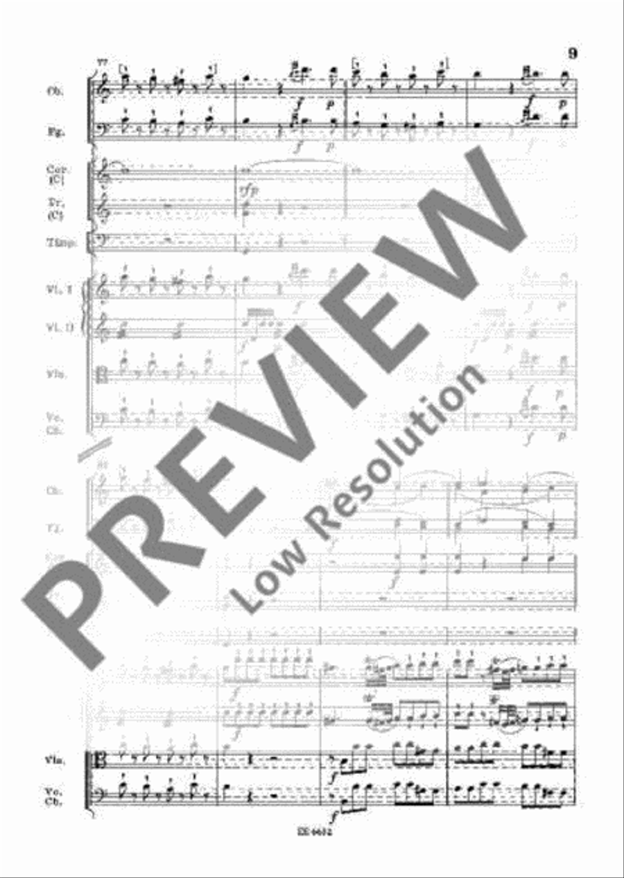 Symphony No. 34 C major Orchestra scores gallery preview page 20