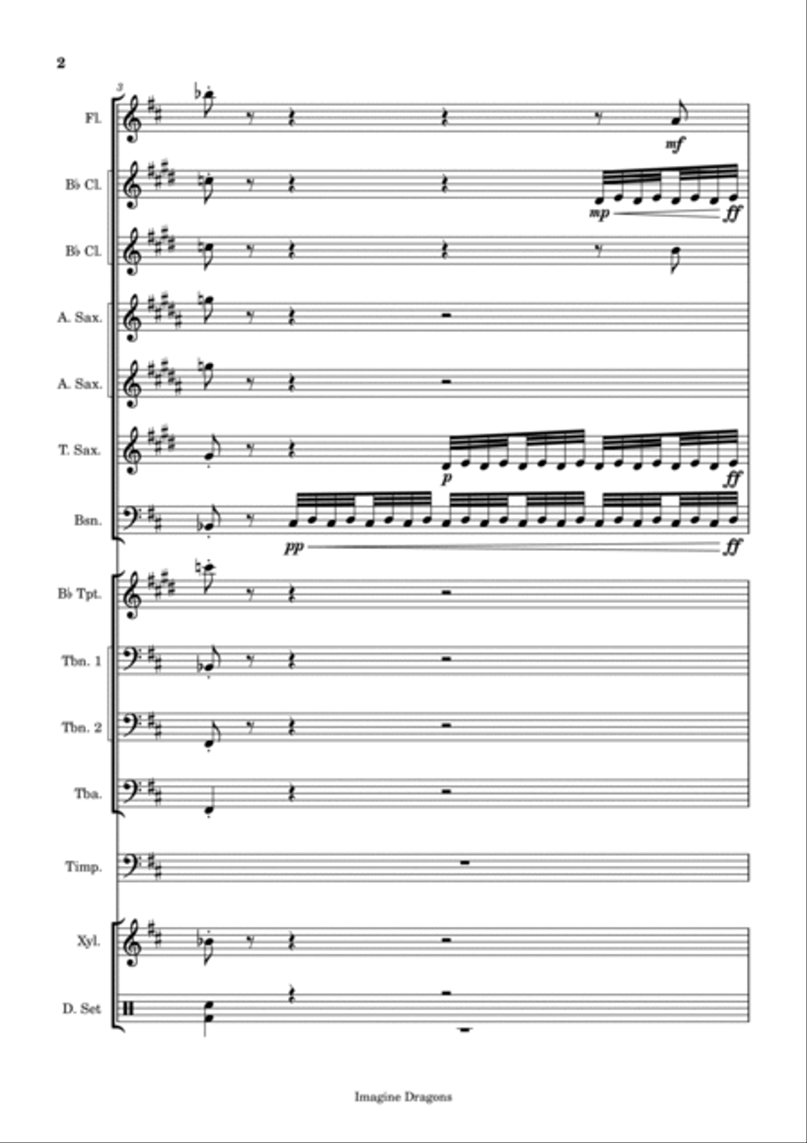 Enemy Concert Band scores gallery preview page 2