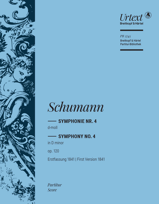 Book cover for Symphony No. 4 in D minor Op. 120