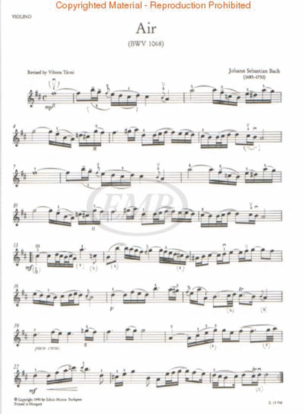 Air BWV 1068/II