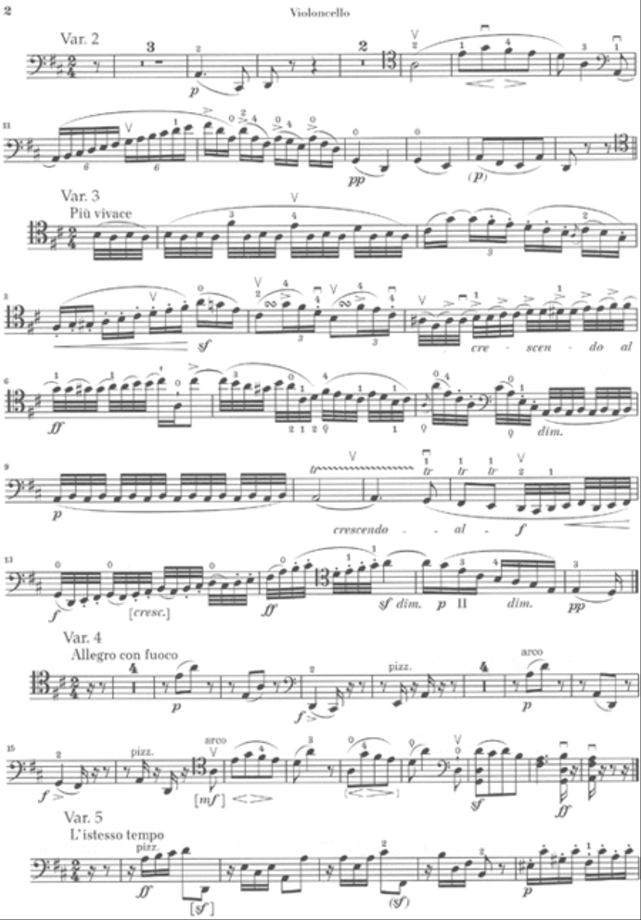 Variations Op. 17 and Other Pieces for Piano and Violoncello Piano Accompaniment scores gallery preview page 5