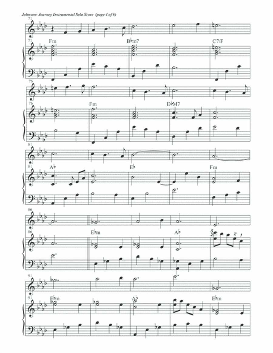 Journey Inst. Solo Score Violin scores gallery preview page 6
