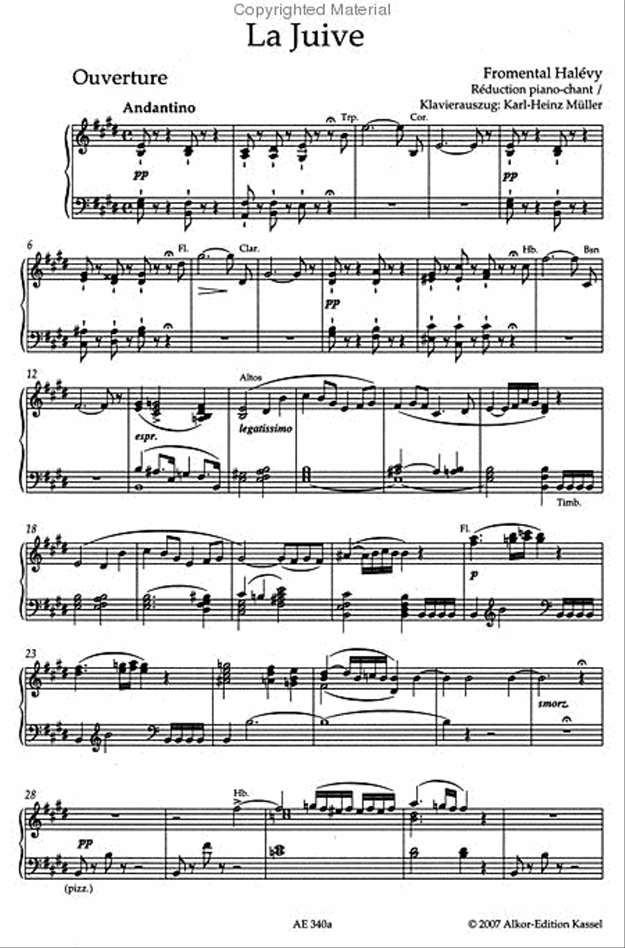 La Juive / The Jewess Choir scores gallery preview page 2