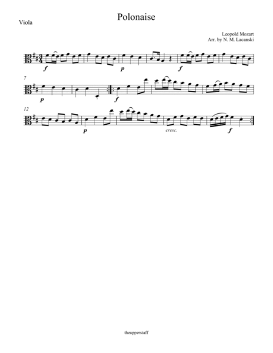 Polonaise String Duet scores gallery preview page 2