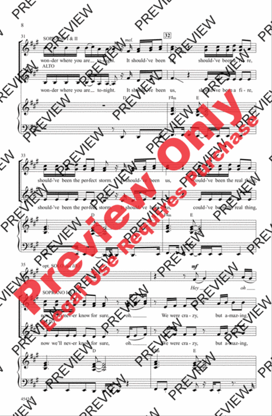 Should've Been Us Women's Choir scores gallery preview page 8