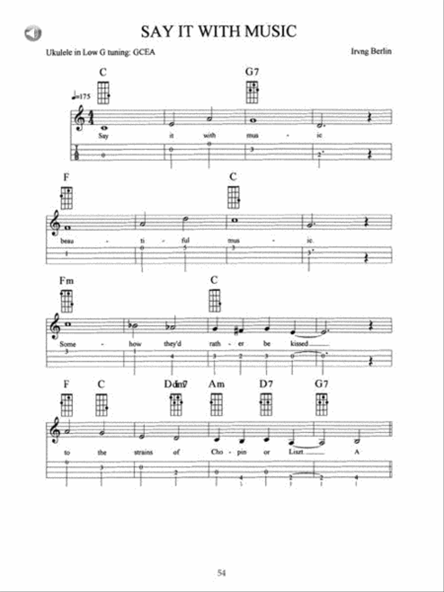 Low G Tuning for the Ukulele Guitar Tablature scores gallery preview page 8