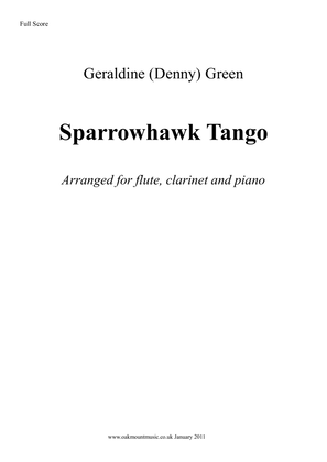 Book cover for Sparrowhawk Tango. (Flute, Clarinet and Piano Arrangement)