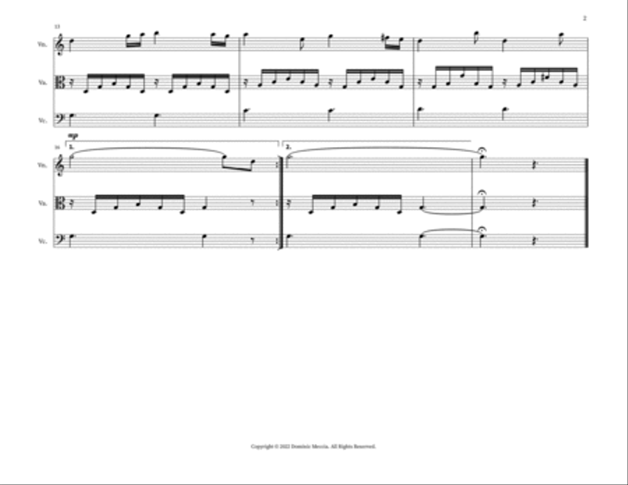 Song Of The Seashore (Hamabe No Uta) Small Ensemble scores gallery preview page 2