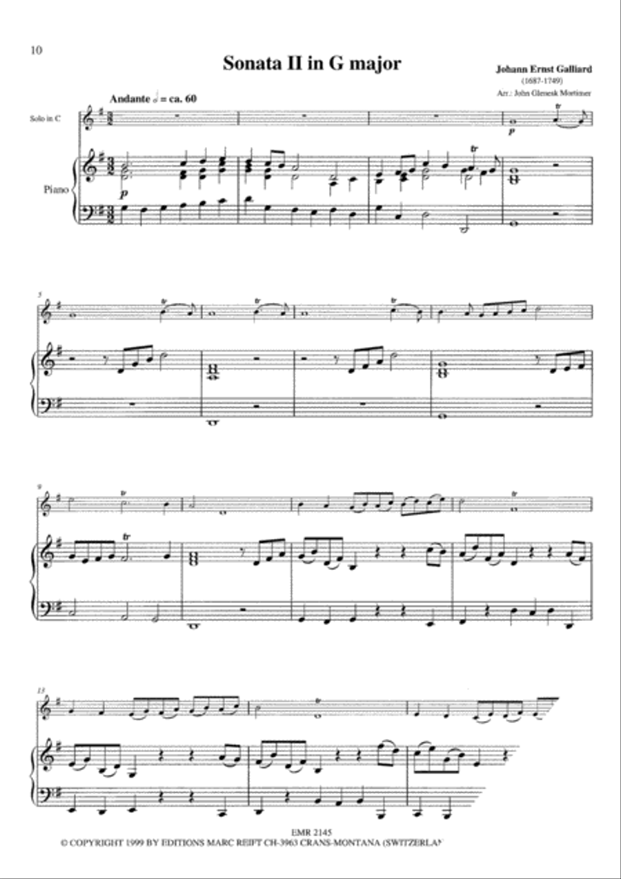 6 Sonatas Trombone scores gallery preview page 4
