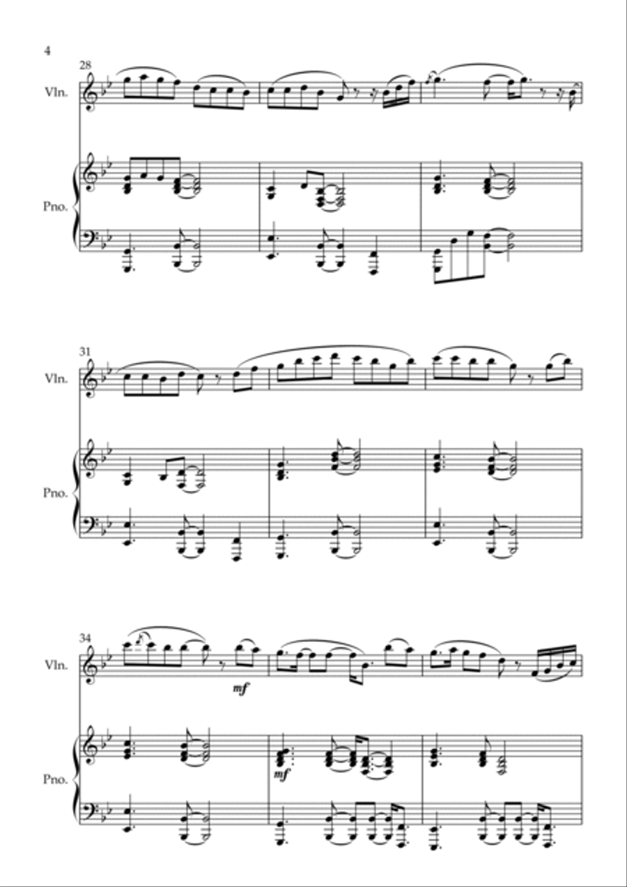 See You Again Violin Solo scores gallery preview page 4