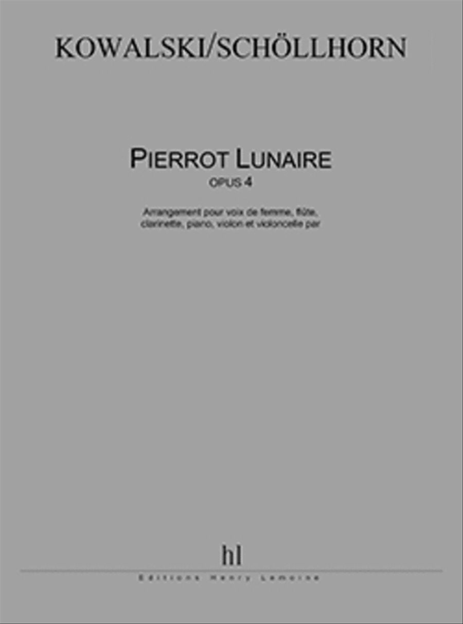 Pierrot Lunaire (Max Kowalski) Soprano Voice scores gallery preview page 1