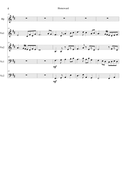 Homeward - Score and Parts image number null
