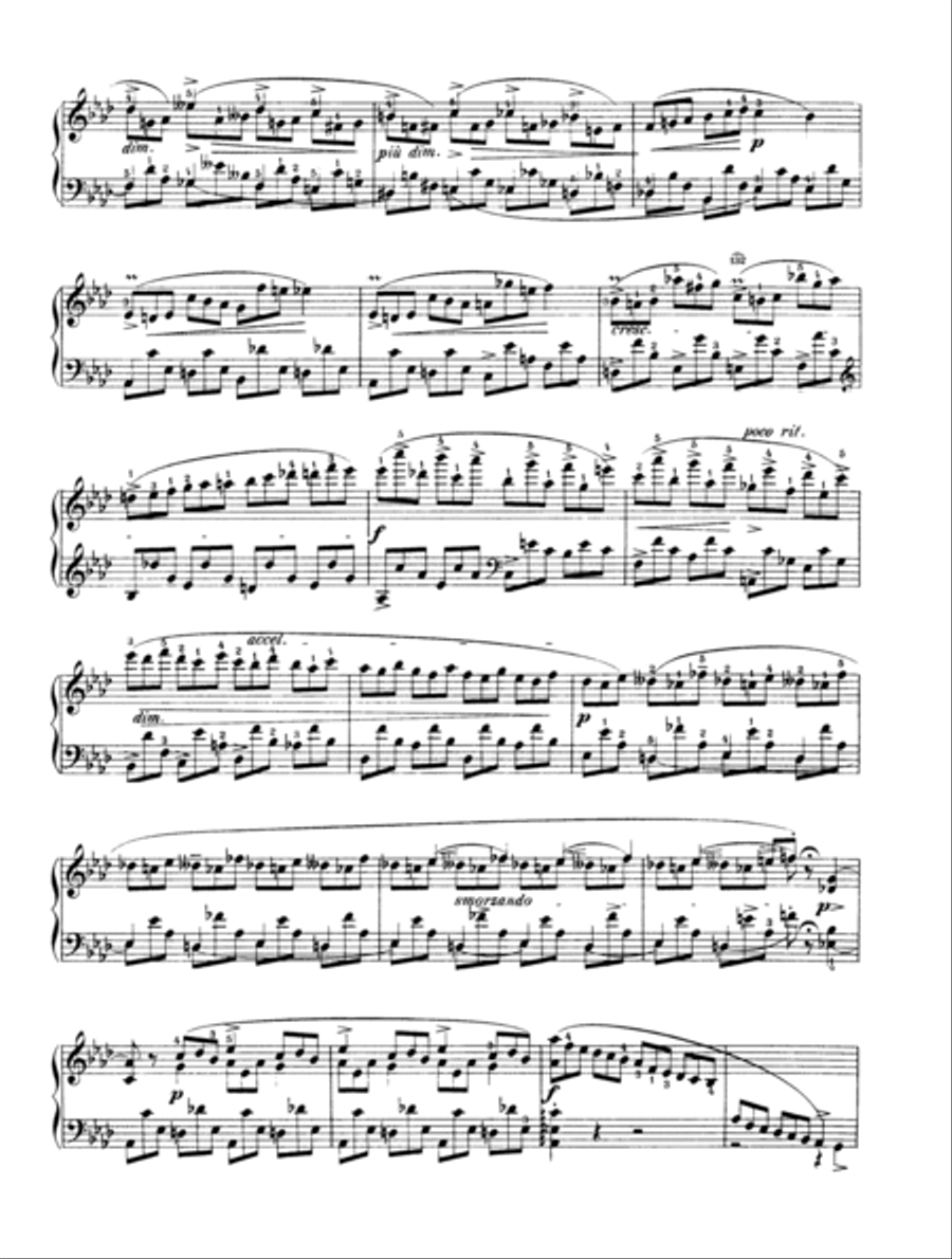 Chopin- Impromptu No. 1 in A-flat major, Op. 29 Piano Solo scores gallery preview page 3
