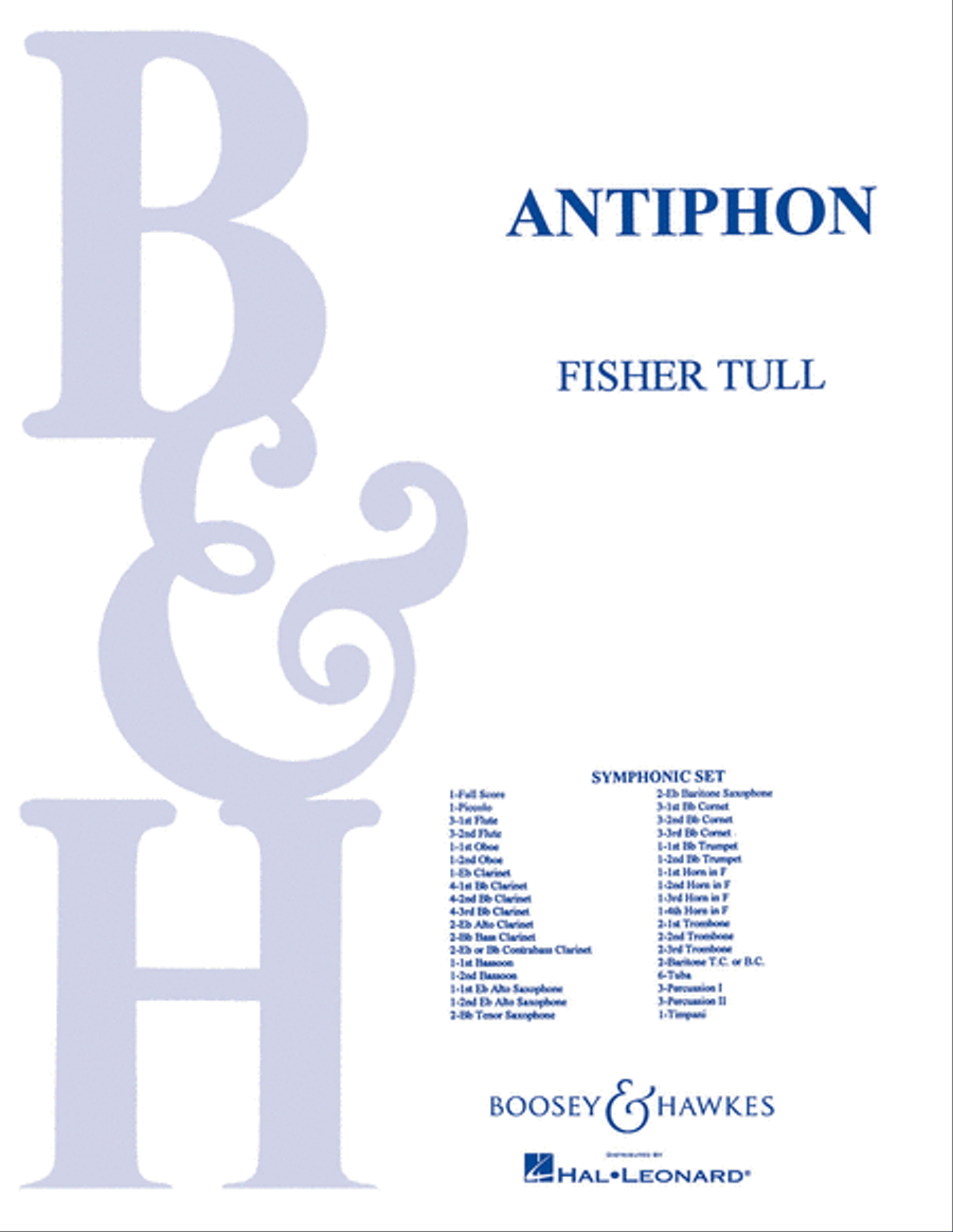 Antiphon Concert Band scores gallery preview page 1