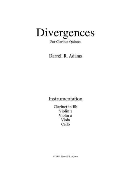 Divergences SCORE
