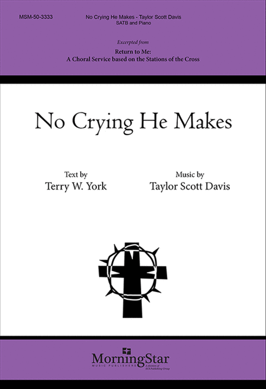 No Crying He Makes 4-Part scores gallery preview page 1