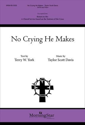 Book cover for No Crying He Makes