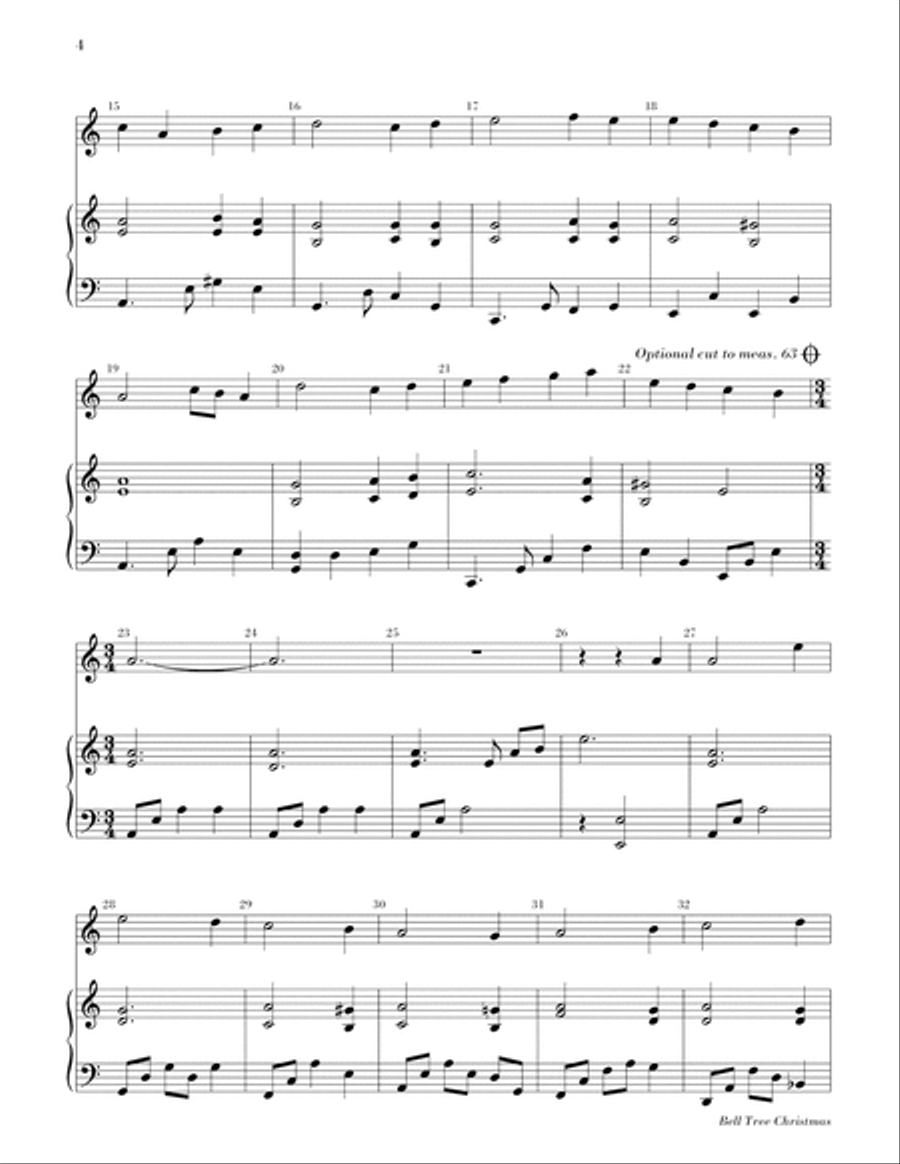 Bell Tree Christmas Bell Tree Christmas Handbell Choir scores gallery preview page 6