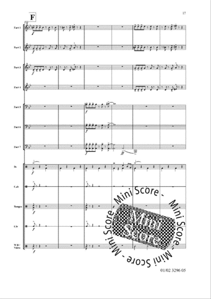 Bossa Nova Breakout! Bossa Nova Breakout! Fanfare Band scores gallery preview page 21