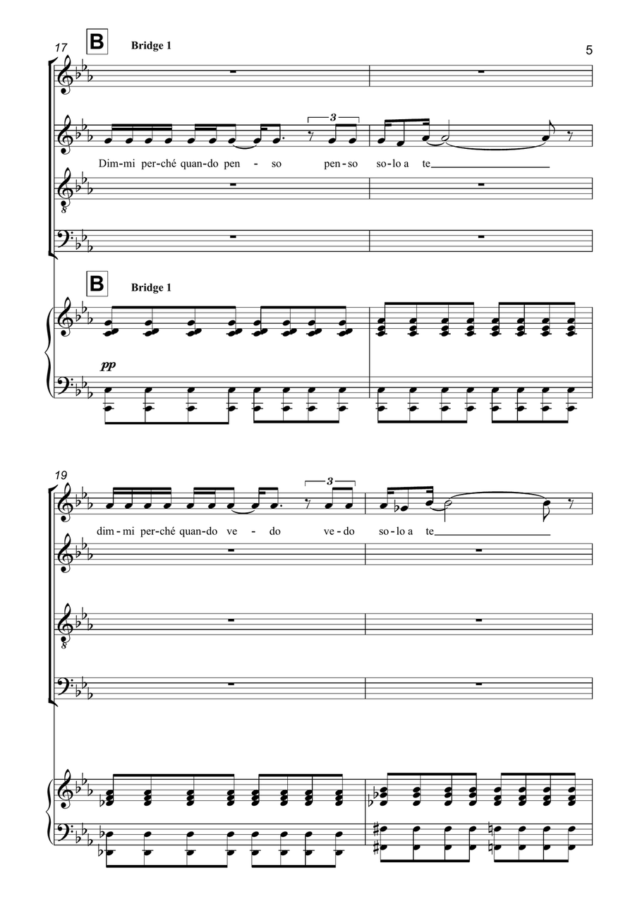 Grande Amore 4-Part scores gallery preview page 5