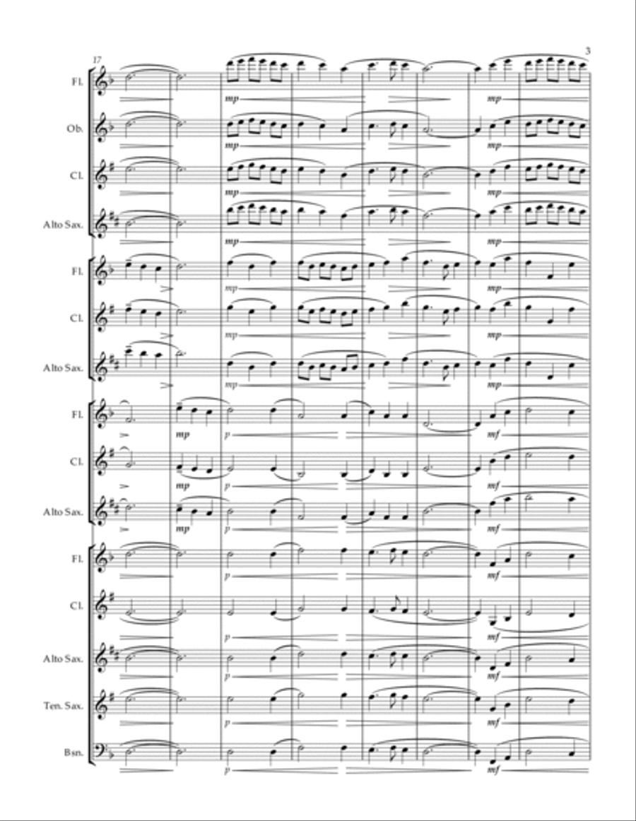 Scarborough Fair For a Flexible Combination Of Four Wind Instruments image number null