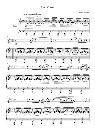 Franz Schubert - Ave Maria (Alto Saxophone Solo) - F key