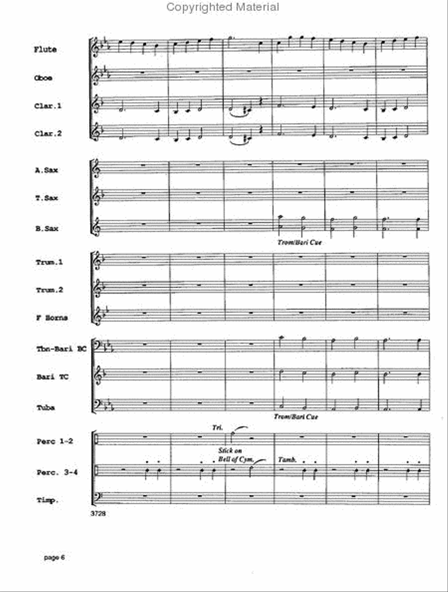 Sounds of the Season Sounds of the Season Concert Band scores gallery preview page 7