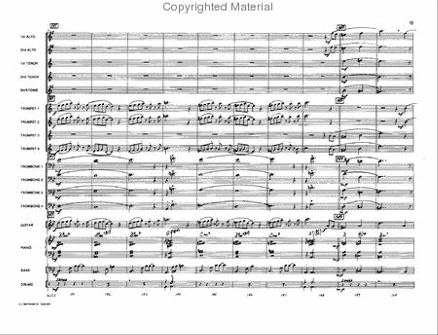 Your Sister's Samba Jazz Ensemble scores gallery preview page 16