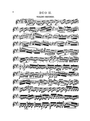 Spohr: Two Duets, Op. 9