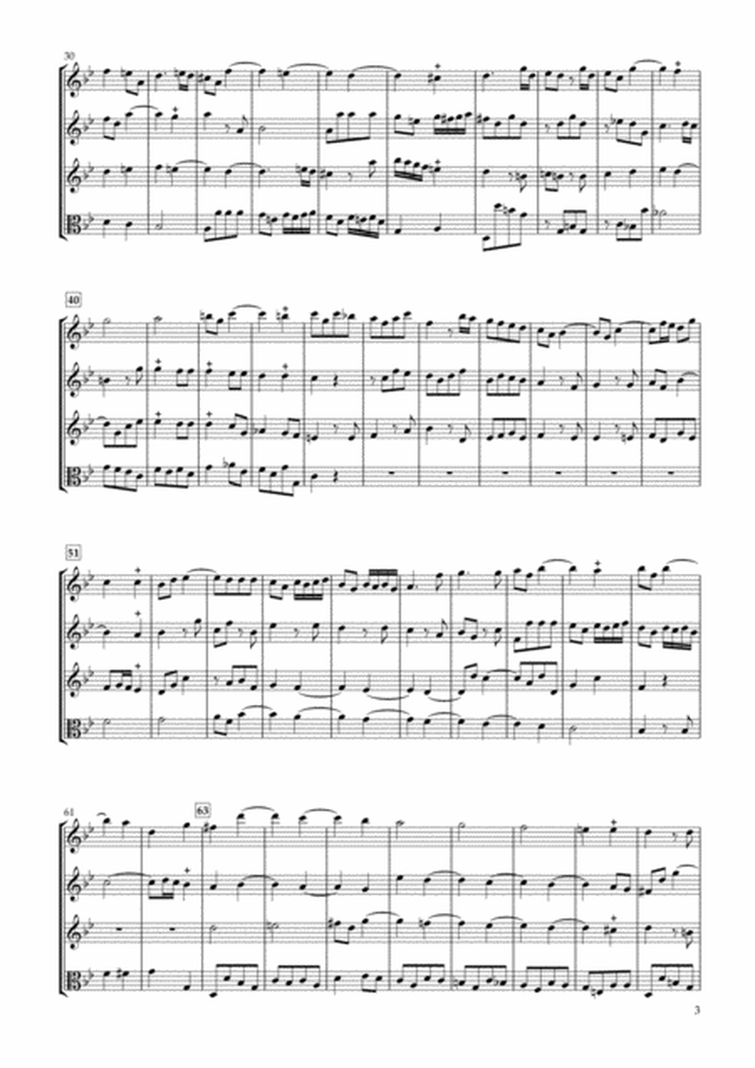 Sonata Op.34-1 for Three Violins & Viola image number null